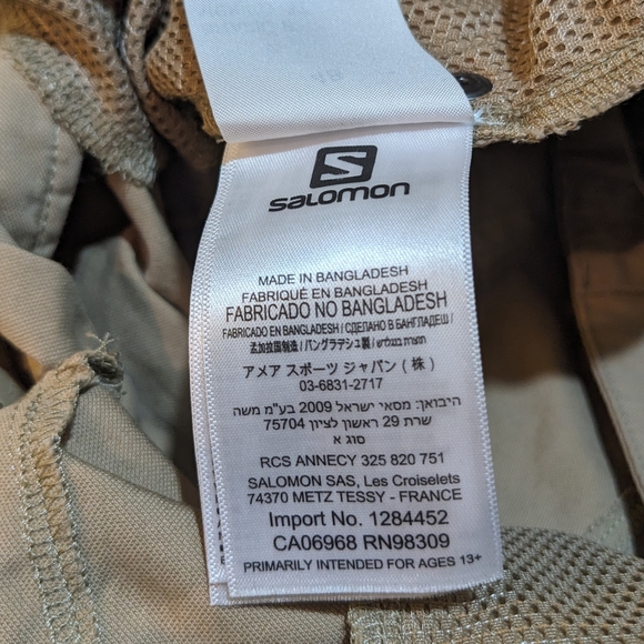 Salomon Cargo Pants mens 31 32 - Picture 14 of 16